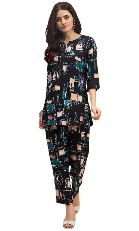 51YS-R46LeL.jpg Cotton Women Kurta Set for Women Co-Ords Set, Kurta with Pant - Image 1